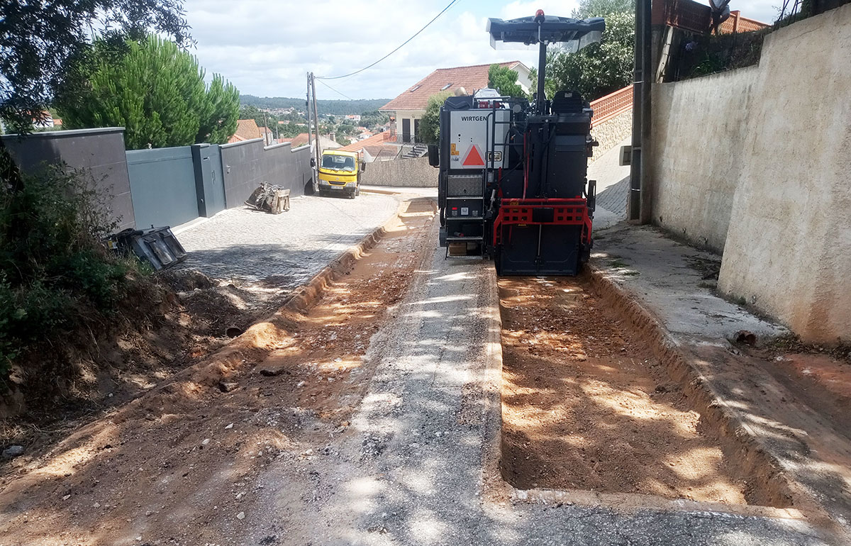 Pavimentação de ruas - Seiça, Ourém