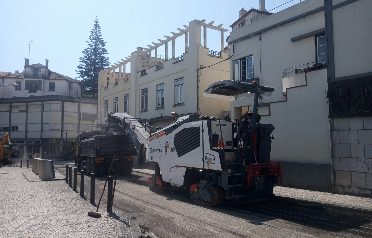 Pavimentação da via – Rua Machado dos Santos, Leiria
