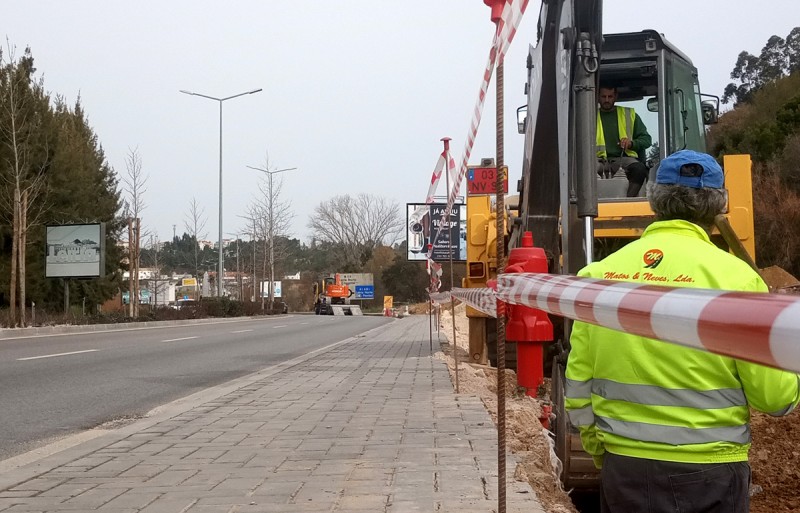 obra avenida comunidade europeia Leiria