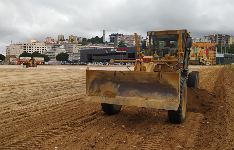 Parque de estacionamento provisório - Intermarché Leiria