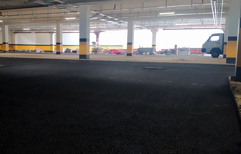 Pavimentação do supermercado LIDL, Leiria