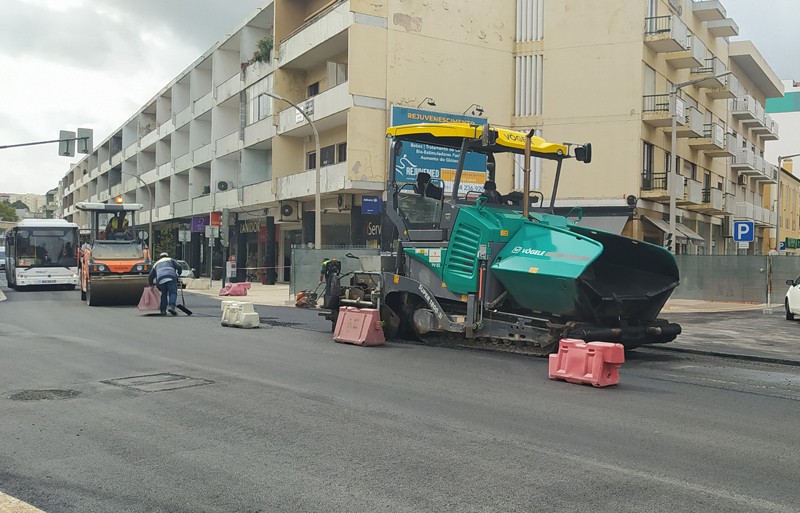 Pavimentação da Avenida Heróis de Angola, Leiria